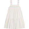 Georgia Dress, Rainbow Stripe Seersucker - Dresses - 1 - thumbnail