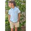 Short Sleeve Polo, Sky Stripe - Polo Shirts - 4