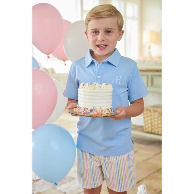 Basic Short, Rainbow Stripe Seersucker - Shorts - 7