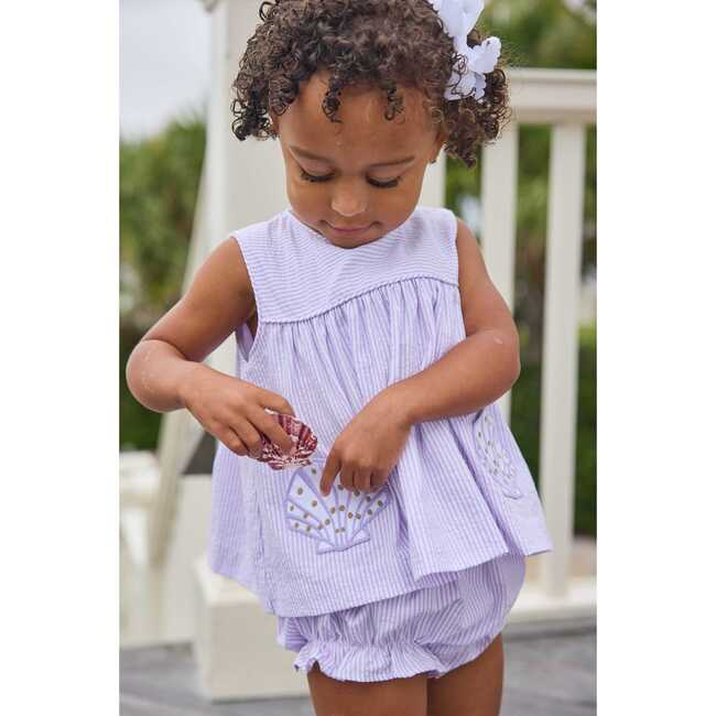 Applique Pocket Diaper Set, Sea Shells - Mixed Apparel Set - 7