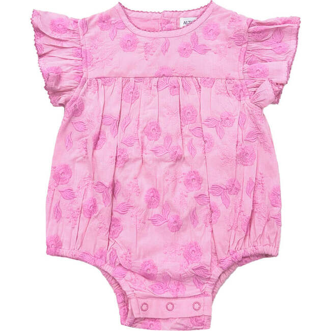 Pink Embroidered Florals Maeve Bubble