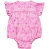 Pink Embroidered Florals Maeve Bubble - Rompers - 1 - thumbnail