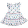 Hydrangeas with Bows Twirl Dress & Bloomer Set - Dresses - 1 - thumbnail