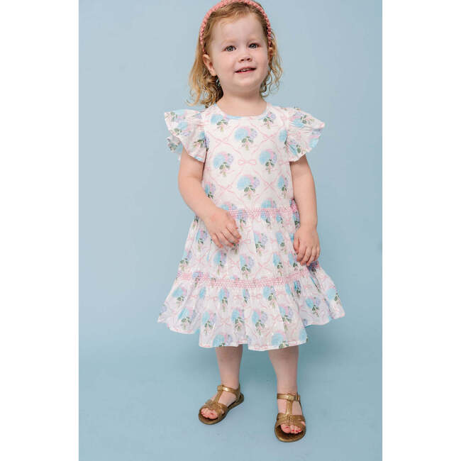 Hydrangeas with Bows Twirl Dress