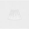Fiona Baby Skirt, White Flower Embroidery - Skirts - 1 - thumbnail