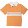 Organic Weekend Polo in Overtime Orange - Polo Shirts - 1 - thumbnail