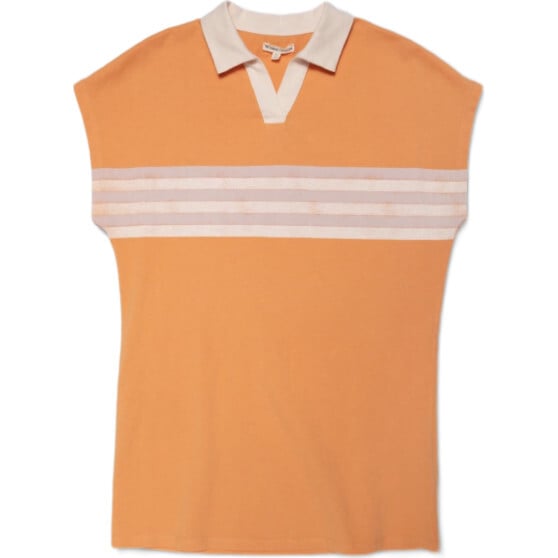 Organic Tunic Dress in Overtime Orange