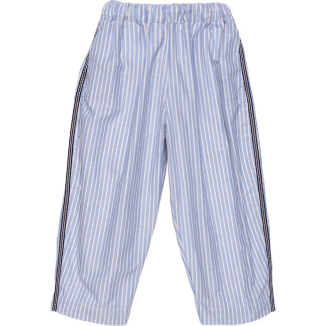 Friday Pant in Oxford Blue Stripe