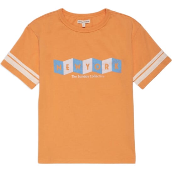 Organic Weekend Tee in Overtime Orange