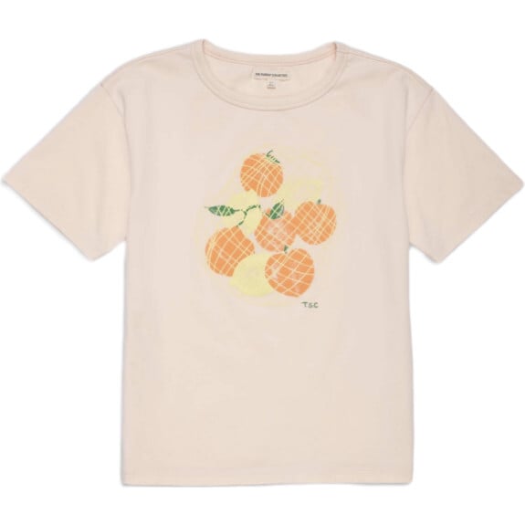 Organic Weekend Tee in Peach Mixed Fruit