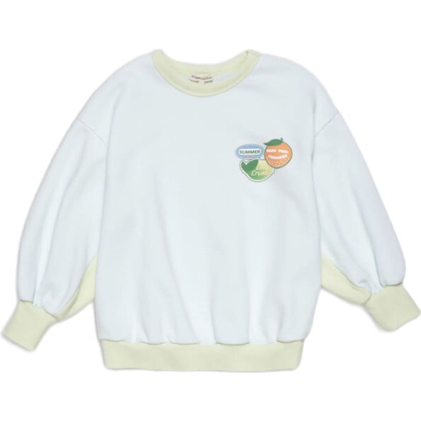 Organic Weekend Sweatshirt in Sky Blue