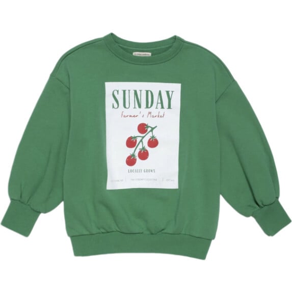 Organic Weekend Sweatshirt in Cucumber