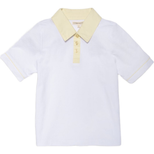 Tech Play Polo in Lemonade Trim