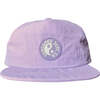 Nylon Snapback Hat, Lilac - Hats - 1 - thumbnail
