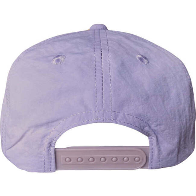 Nylon Snapback Hat, Lilac