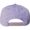 Nylon Snapback Hat, Lilac - Hats - 2