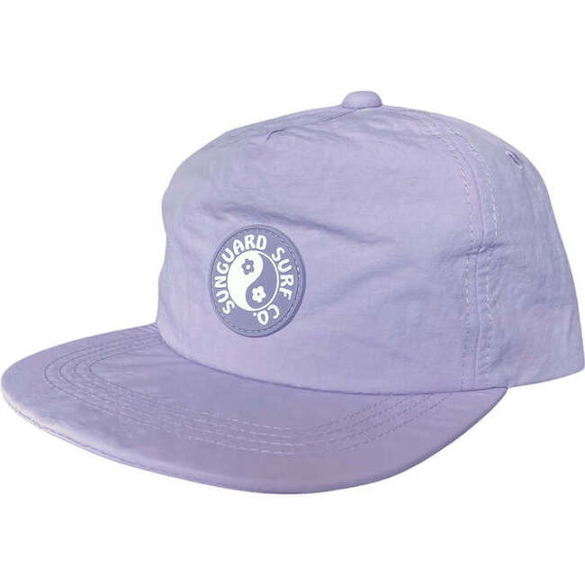 Nylon Snapback Hat, Lilac - Hats - 3