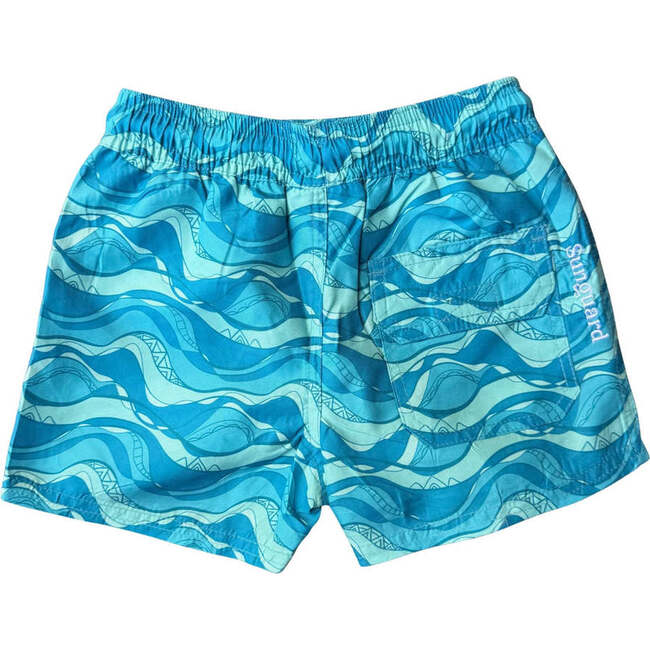 Henry Swim Trunks, Teal Waves