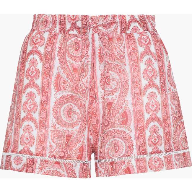 The Audrey Short, Coral Corsica Paisley