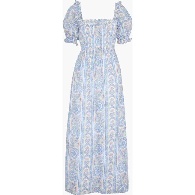The Scarlett Nap Dress, Blue Corsica Paisley