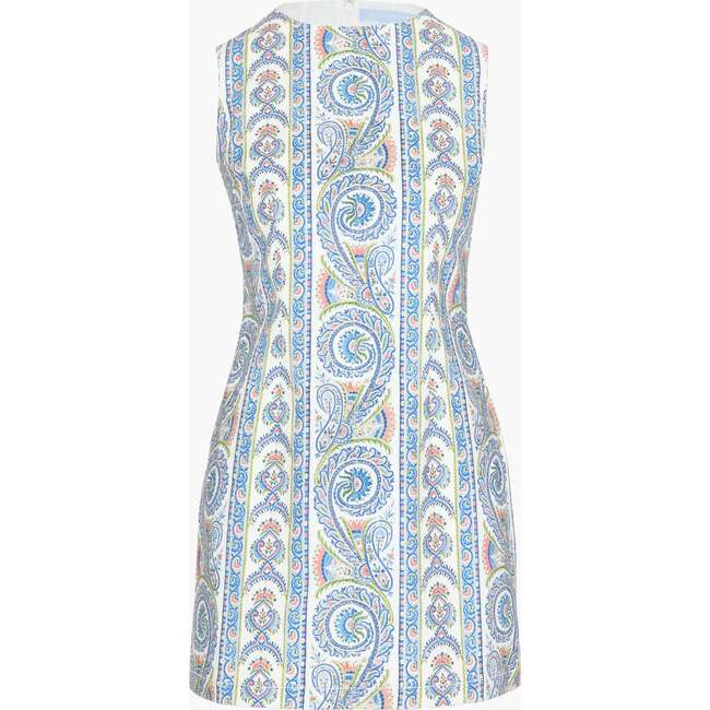 The Viola Dress, Blue Corsica Paisley