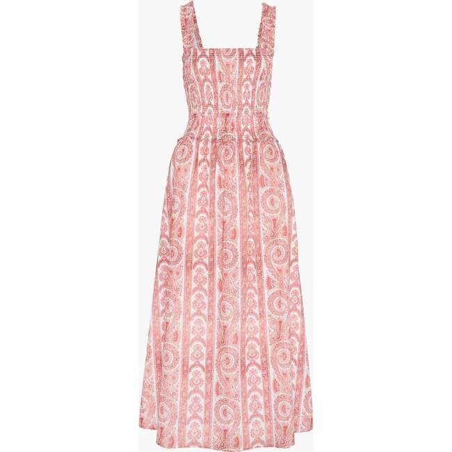 The Azalea Maxi Nap Dress, Coral Corsica Paisley