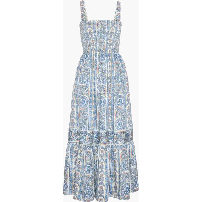 The Anjuli Nap Dress, Blue Corsica Paisley