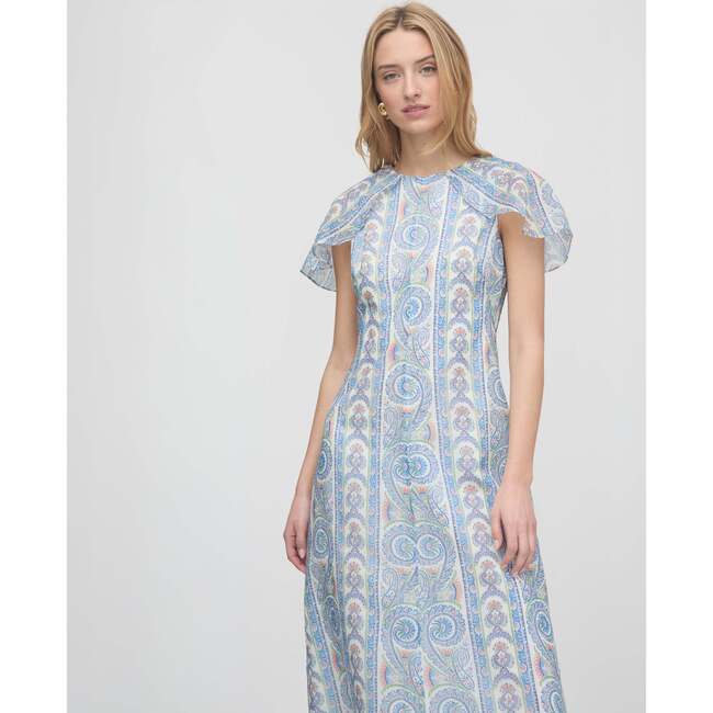 The Davina Dress, Blue Corsica Paisley - Dresses - 3