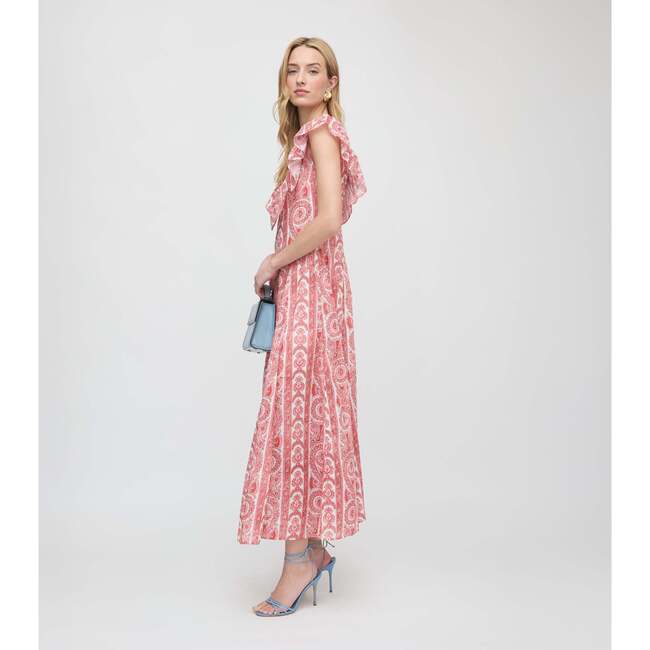 The Milani Dress, Coral Corsica Paisley - Dresses - 4