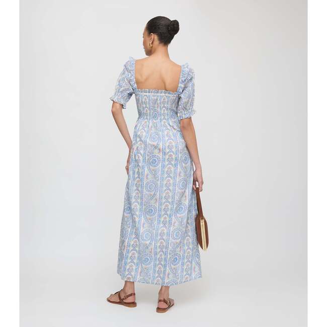 The Scarlett Nap Dress, Blue Corsica Paisley - Dresses - 4