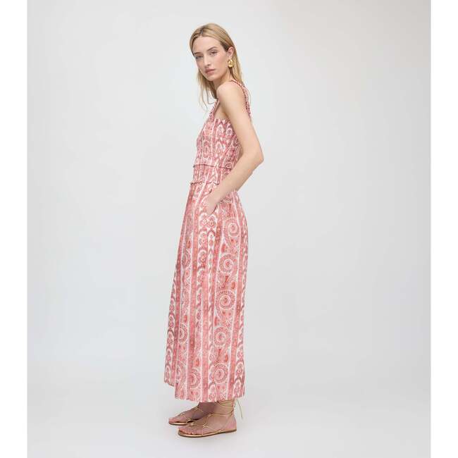 The Azalea Maxi Nap Dress, Coral Corsica Paisley - Dresses - 4