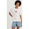 Cotton Snoopy Cherry T-Shirt, White - T-Shirts - 1 - thumbnail