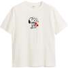 Cotton Snoopy Cherry T-Shirt, White - T-Shirts - 4