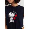 Cotton Snoopy Cherry Tank, Blue - Tank Tops - 2
