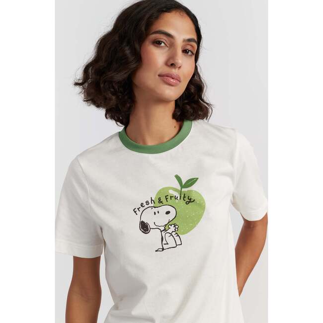 Snoopy Apple T-Shirt, White