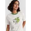 Snoopy Apple T-Shirt, White - T-Shirts - 2