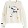 Fruity Snoopy Sweater, White - Sweaters - 3