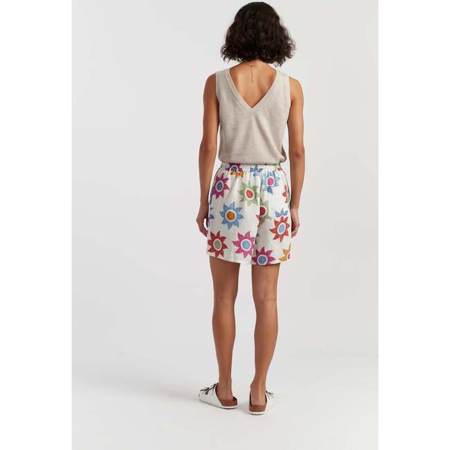 Cotton Sol Shorts, White - Blouses - 3