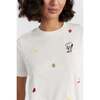 Cotton Snoopy Fruit T-Shirt, White - T-Shirts - 2
