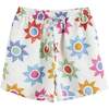 Cotton Sol Shorts, White - Blouses - 4