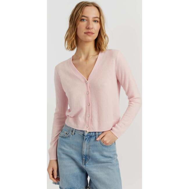 Air Pure Cashmere Cardigan, Pink