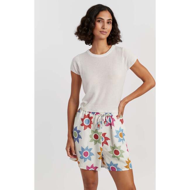 Air Pure Cashmere T-Shirt, White - T-Shirts - 3