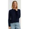 Air Cashmere Sweater, Navy - Sweaters - 1 - thumbnail