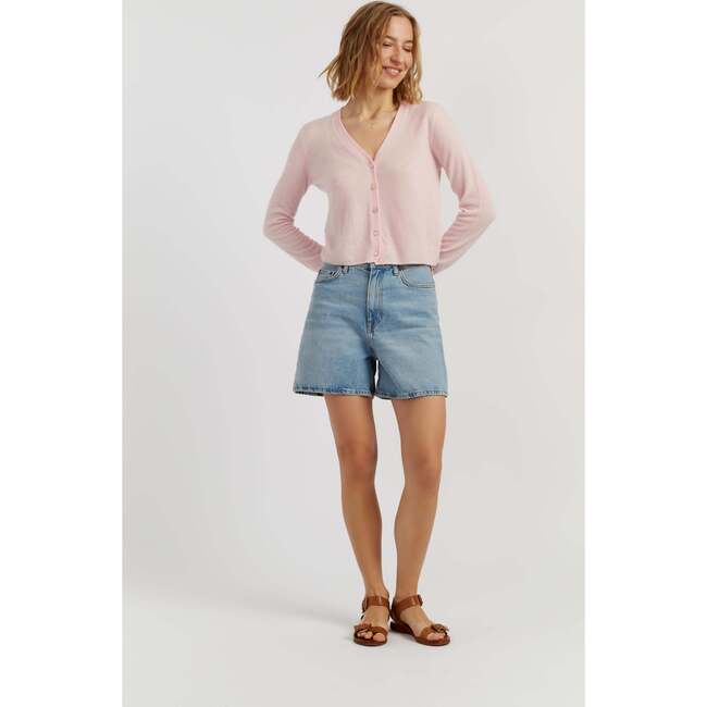 Air Pure Cashmere Cardigan, Pink