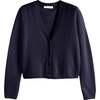 Air Pure Cashmere Cardigan, Blue - Sweaters - 4