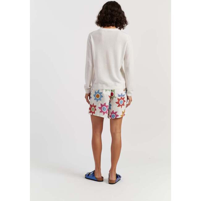 Air Cashmere Sweater, Cream - Sweaters - 3