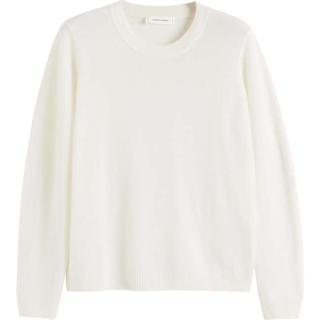 Air Cashmere Sweater, Cream - Sweaters - 4
