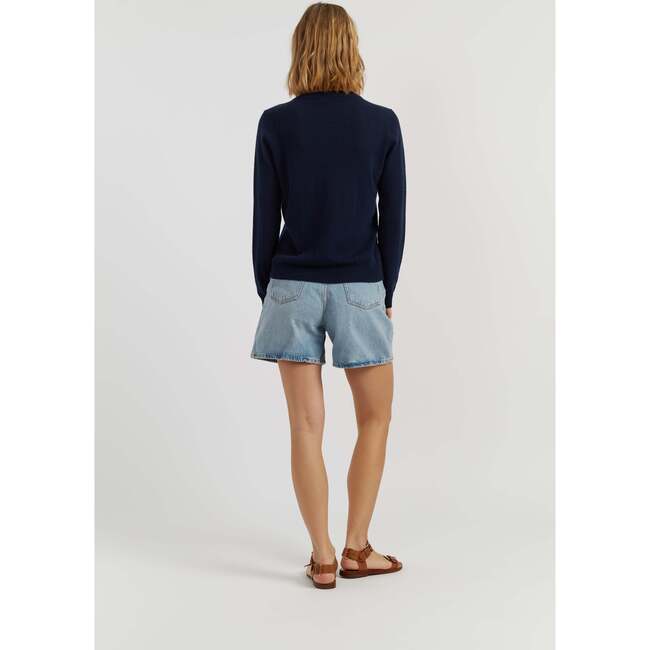 Air Cashmere Sweater, Navy