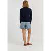 Air Cashmere Sweater, Navy - Sweaters - 2