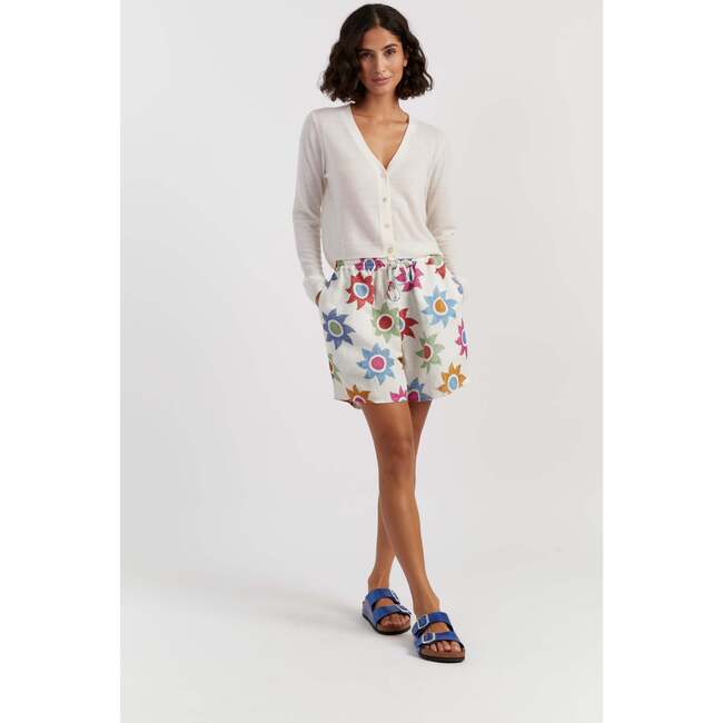 Air Pure Cashmere Cardigan, White - Sweaters - 3